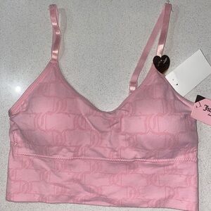 Baby pink juicy couture sports bra brand new 💕